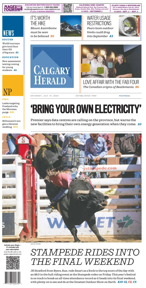 Read full digital edition of Calgary Herald newspaper from Canada