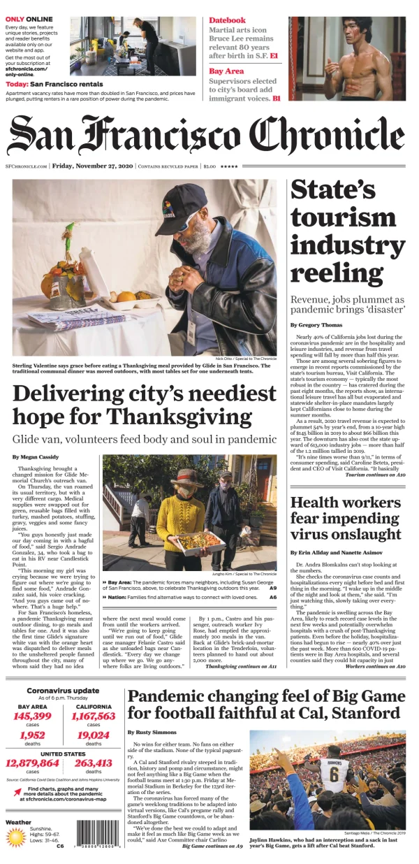 Read full digital edition of San Francisco Chronicle newspaper from USA