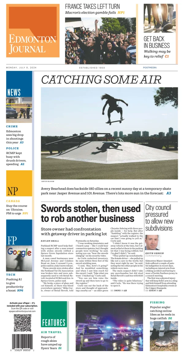 Read full digital edition of Edmonton Journal newspaper from Canada
