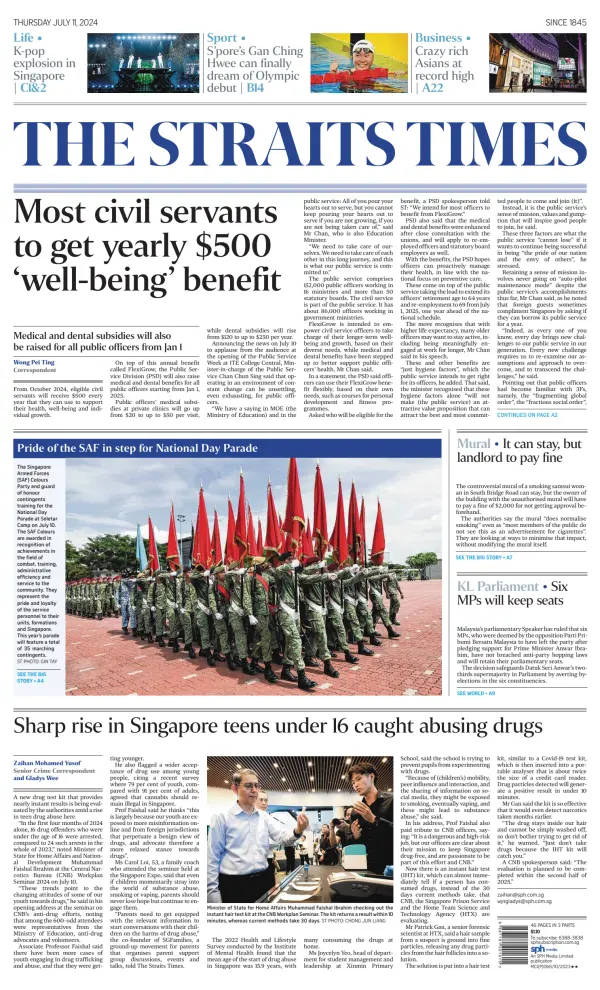 Read full digital edition of The Straits Times newspaper from Singapore