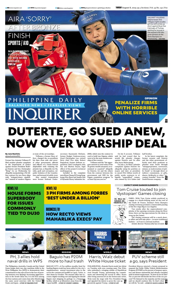 Read full digital edition of Philippine Daily Inquirer newspaper from Philippines