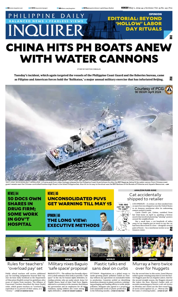 Read full digital edition of Philippine Daily Inquirer newspaper from Philippines