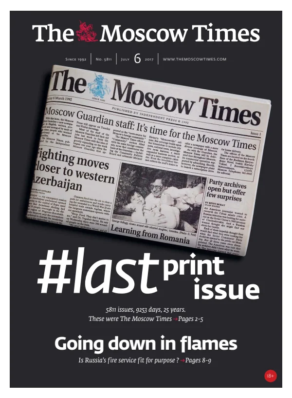 Read full digital edition of Moscow Times newspaper from Russia