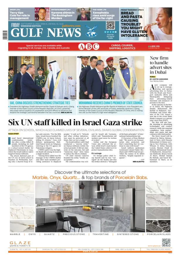 Read full digital edition of Gulf News newspaper from United Arab Emirates