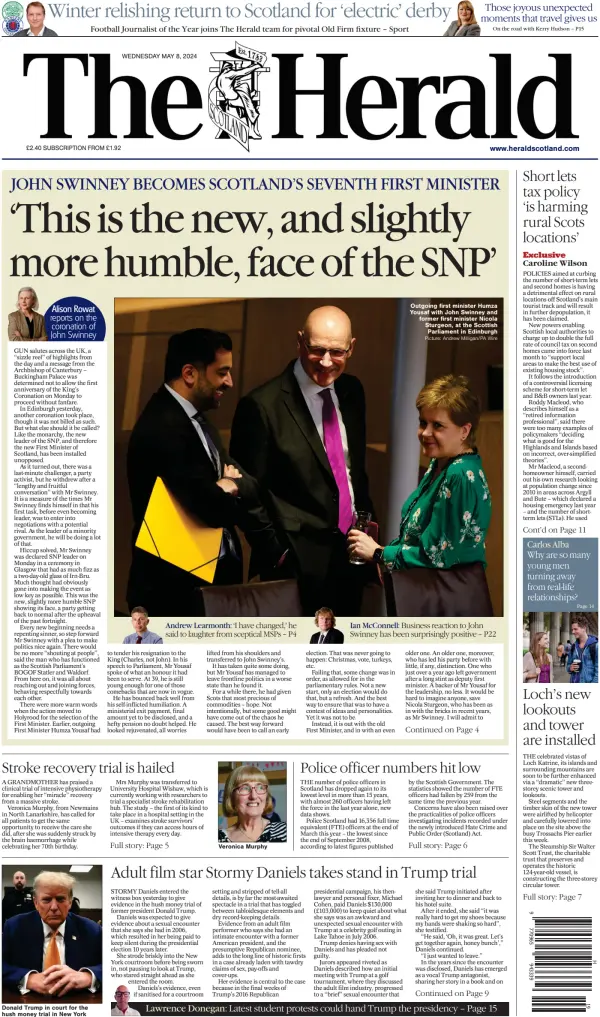 Read full digital edition of The Herald newspaper from Scotland