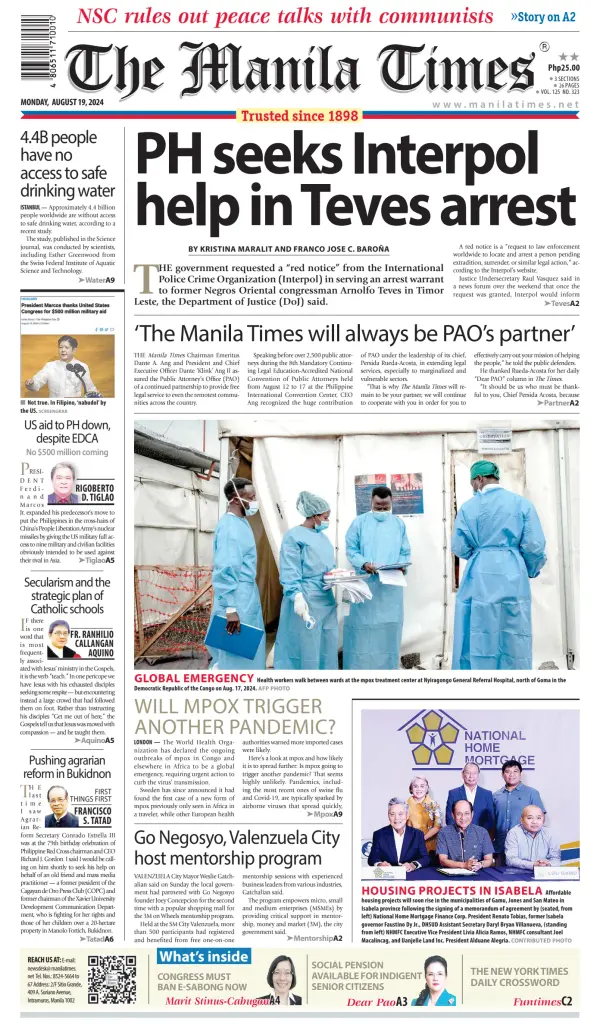 Read full digital edition of Manila Times newspaper from Philippines