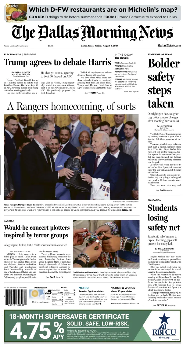 Read full digital edition of The Dallas Morning News newspaper from USA