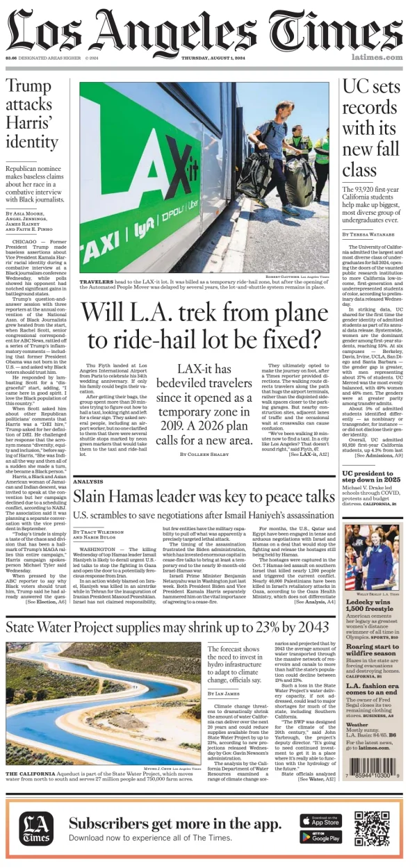 Read full digital edition of Los Angeles Times newspaper from USA