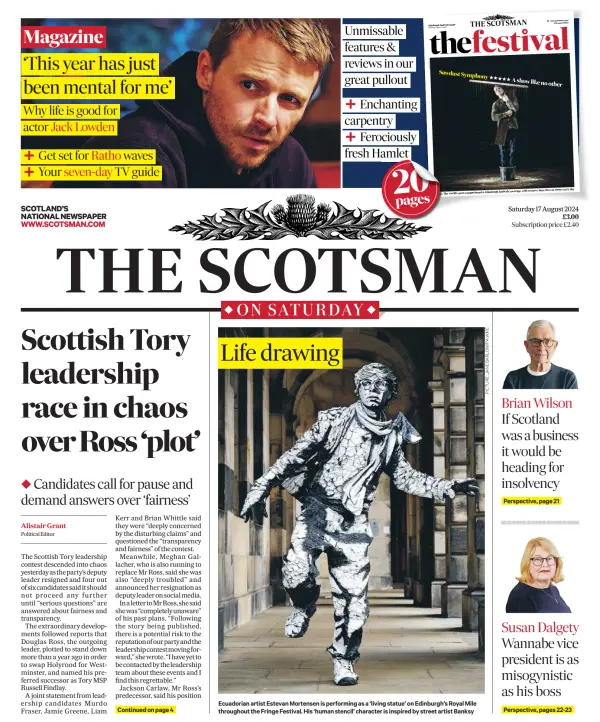 Read full digital edition of The Scotsman newspaper from Scotland