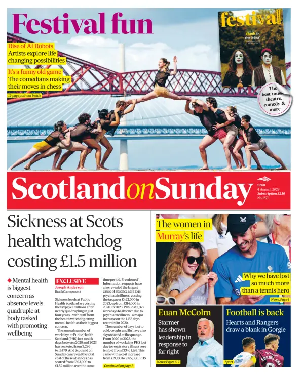 Read full digital edition of Scotland on Sunday newspaper from Scotland