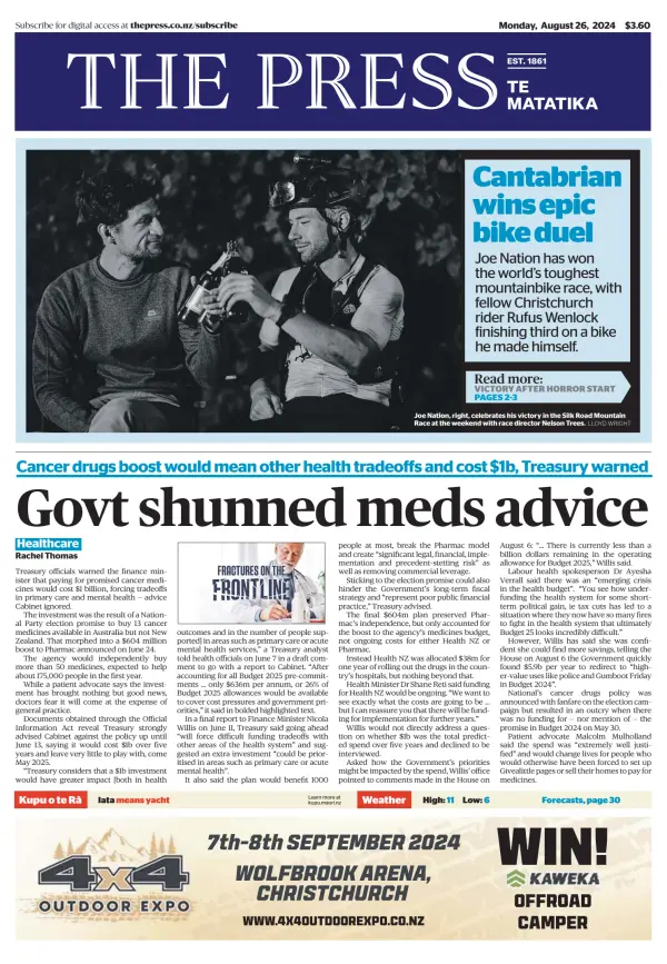 Read full digital edition of The Press (New Zealand) newspaper from New Zealand