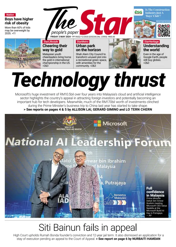 Read full digital edition of The Star Malaysia newspaper from Malaysia