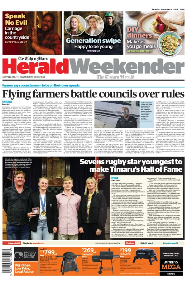 Read full digital edition of The Timaru Herald newspaper from New Zealand