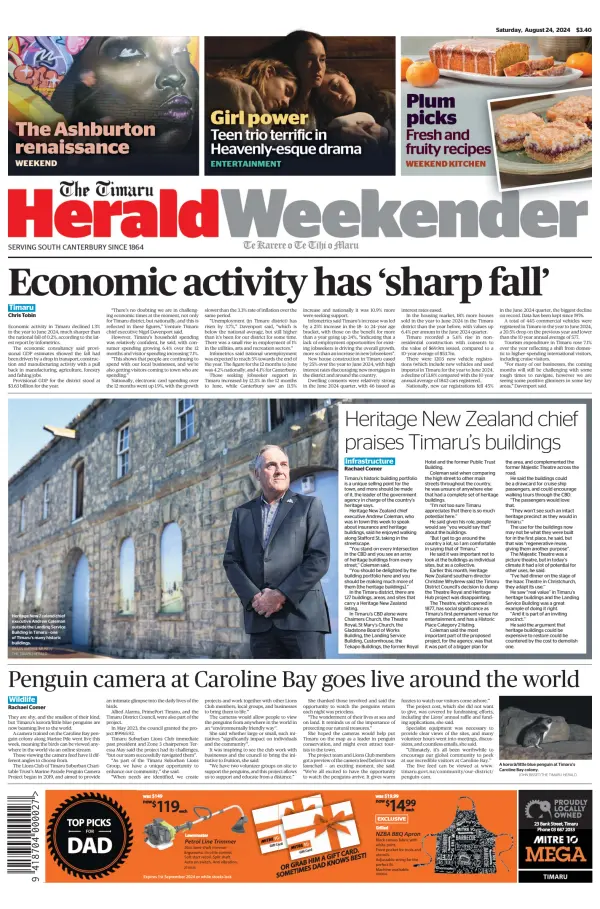 Read full digital edition of The Timaru Herald newspaper from New Zealand