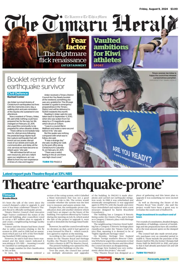 Read full digital edition of The Timaru Herald newspaper from New Zealand