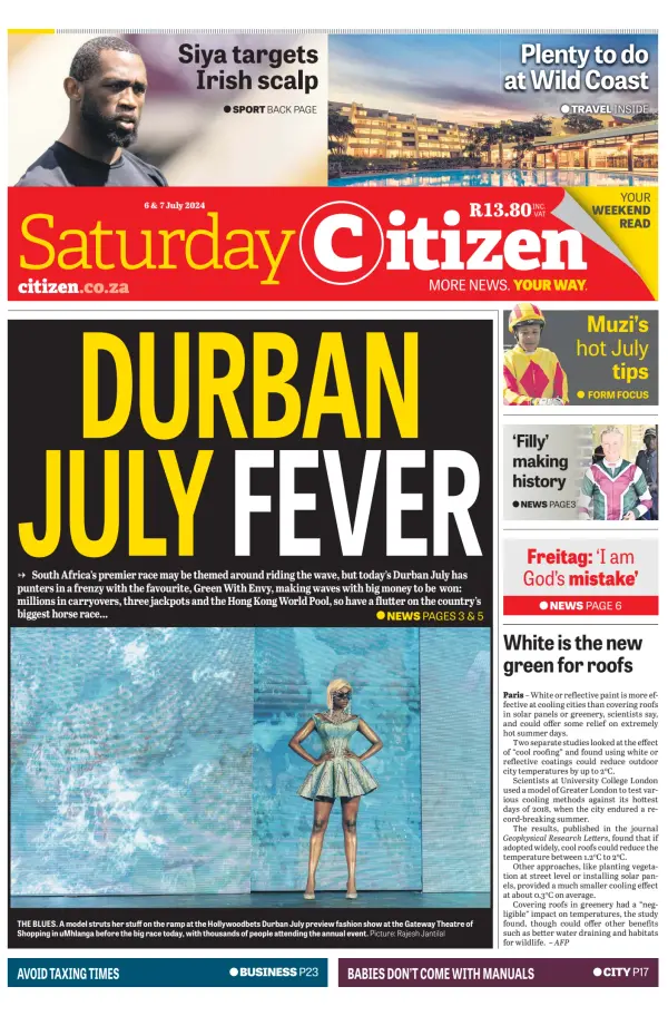 Read full digital edition of The Citizen newspaper from South Africa