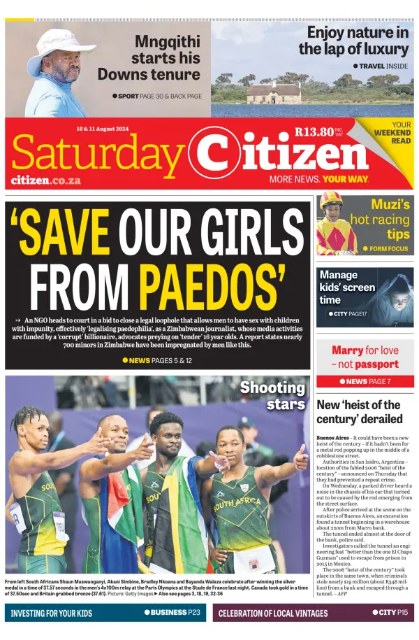 Read full digital edition of The Citizen newspaper from South Africa