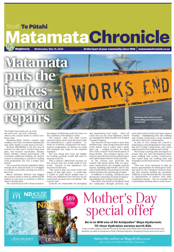Read full digital edition of Matamata Chronicle newspaper from New Zealand