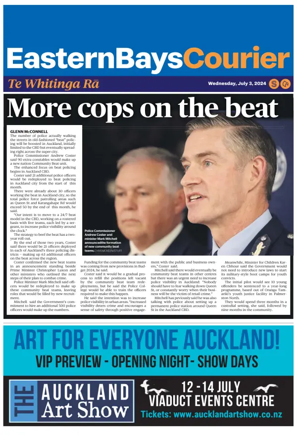 Read full digital edition of East and Bays Courier newspaper from New Zealand