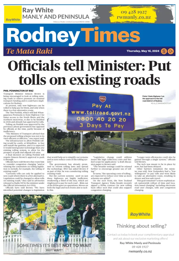 Read full digital edition of Rodney Times newspaper from New Zealand