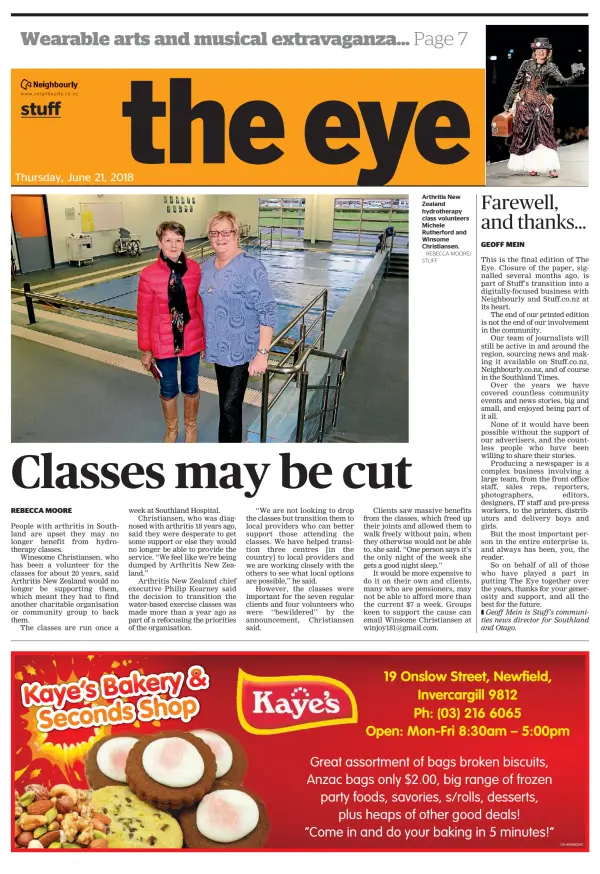 Read full digital edition of The Invercargill Eye newspaper from New Zealand