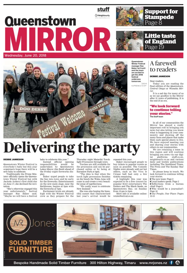 Read full digital edition of Central Otago Mirror newspaper from New Zealand