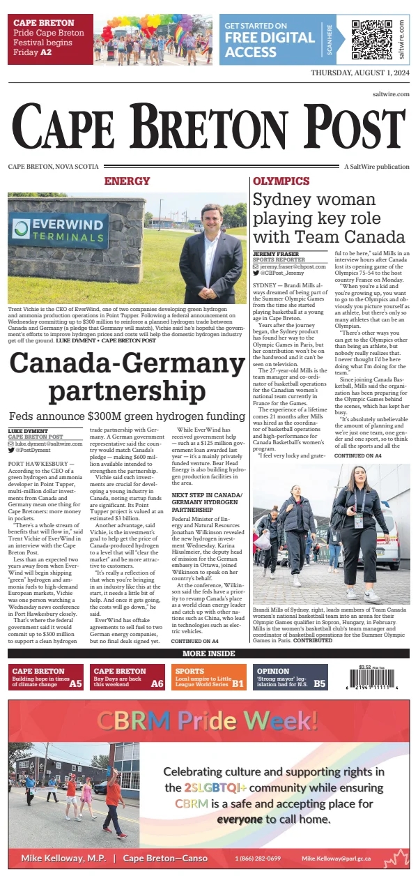 Read full digital edition of Cape Breton Post newspaper from Canada