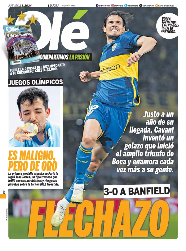 Read full digital edition of Ole newspaper from Argentina