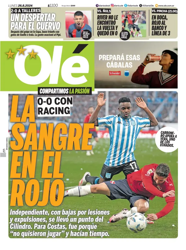 Read full digital edition of Ole newspaper from Argentina