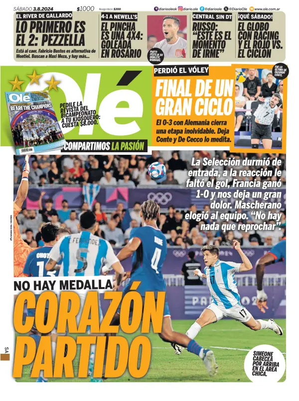 Read full digital edition of Ole newspaper from Argentina