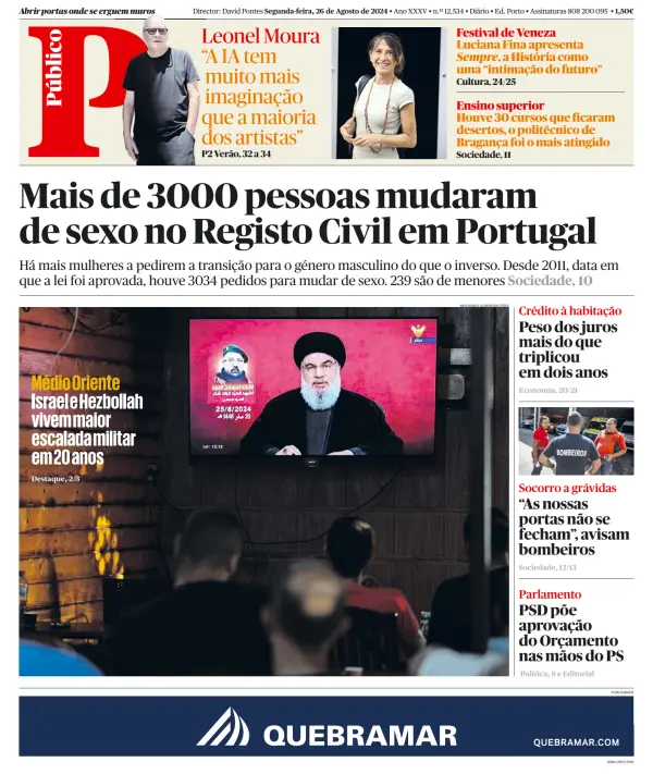 Read full digital edition of Publico Porto Edition newspaper from Portugal