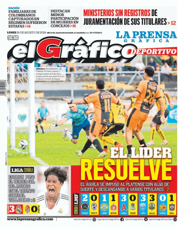 Read full digital edition of La Prensa Grafica newspaper from El Salvador