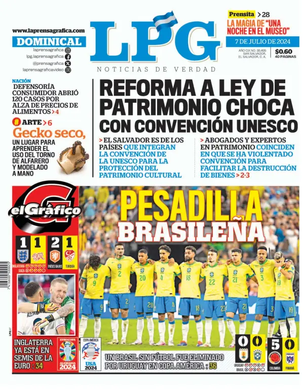 Read full digital edition of La Prensa Grafica newspaper from El Salvador