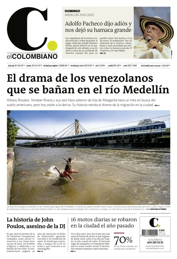 Read full digital edition of El Colombiano newspaper from Colombia