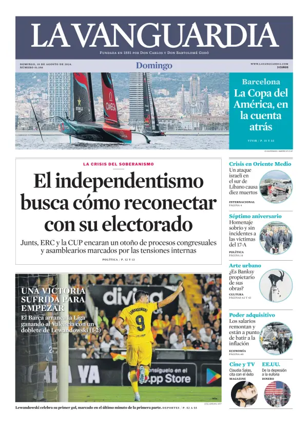 Read full digital edition of La Vanguardia newspaper from Spain