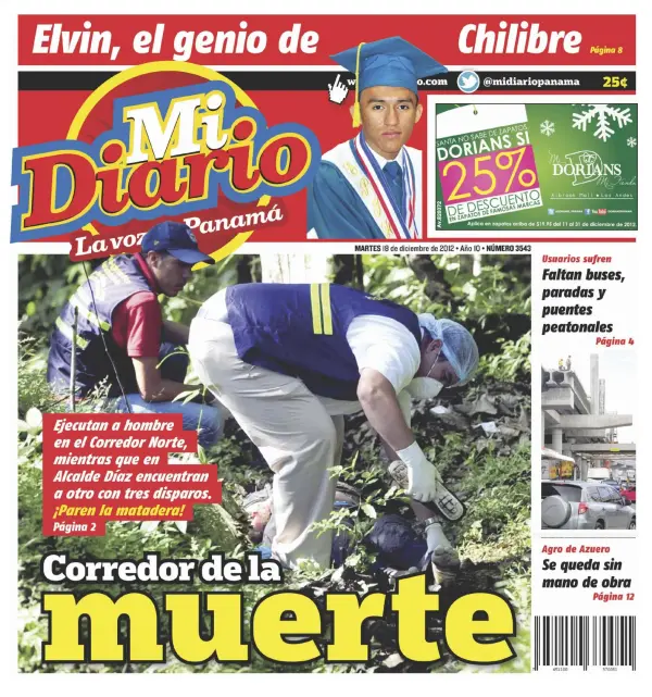 Read full digital edition of Mi Diario newspaper from Panama