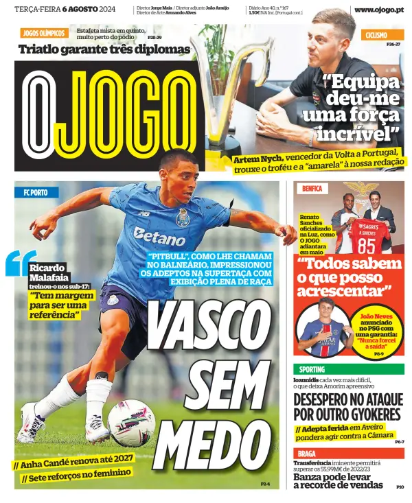 Read full digital edition of O Jogo newspaper from Portugal