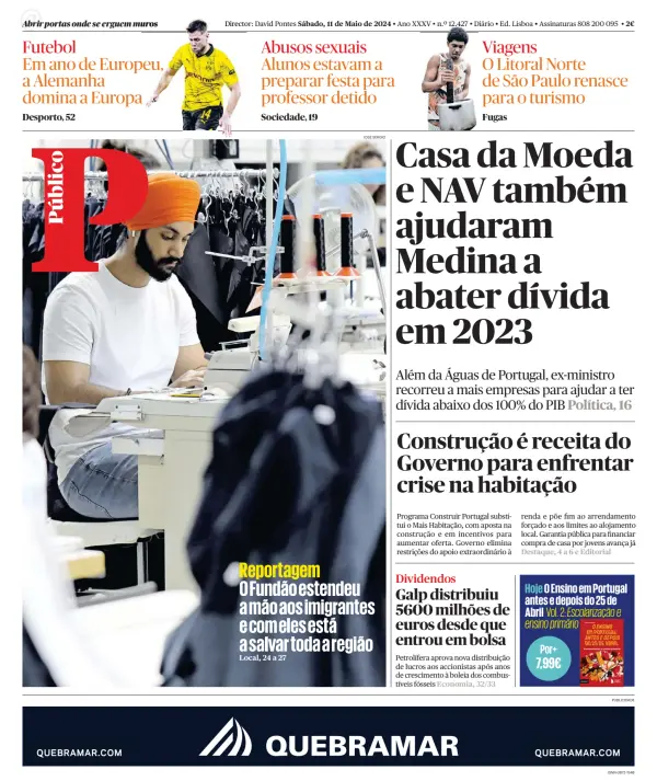 Read full digital edition of Publico Lisbon Edition newspaper from Portugal
