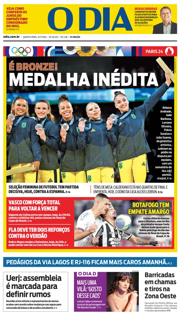 Read full digital edition of O Dia newspaper from Brazil