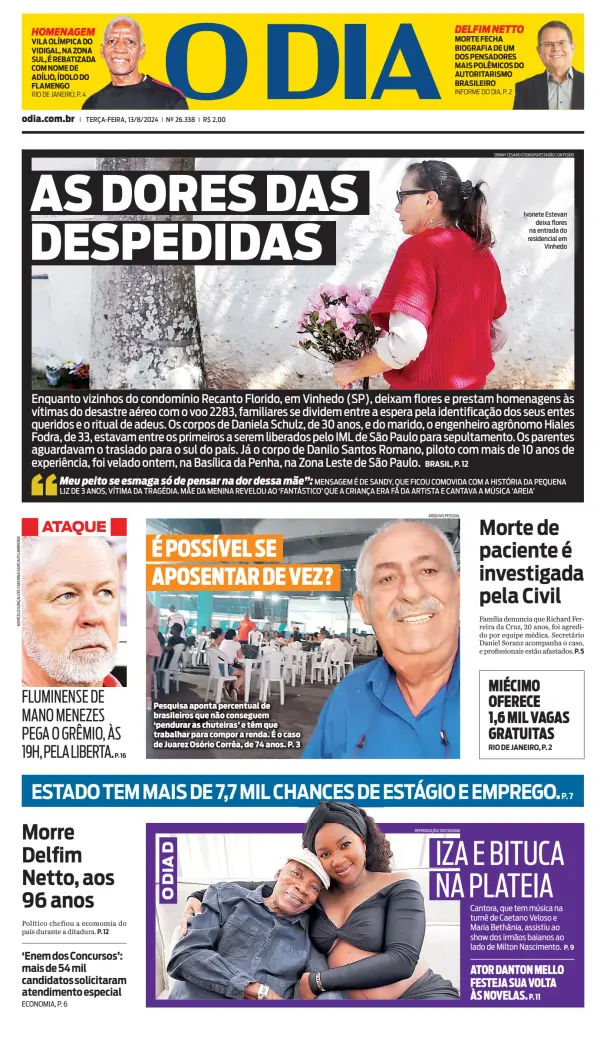 Read full digital edition of O Dia newspaper from Brazil