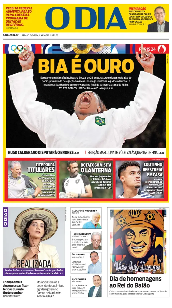 Read full digital edition of O Dia newspaper from Brazil