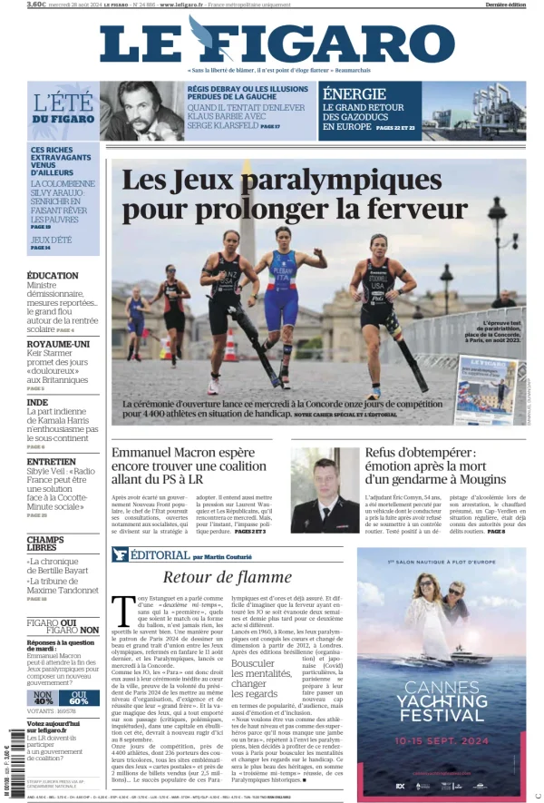 Read full digital edition of Le Figaro Online newspaper from France