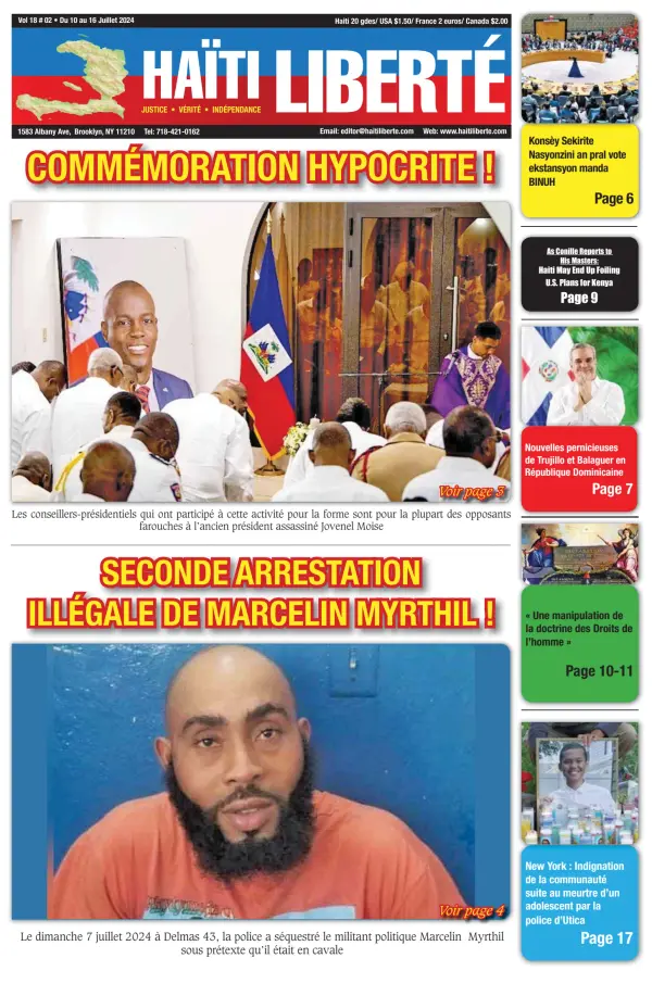 Read full digital edition of Haiti Liberte newspaper from Haiti