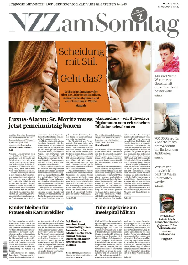 Read full digital edition of Neue Zurcher Zeitung am Sonntag newspaper from Switzerland