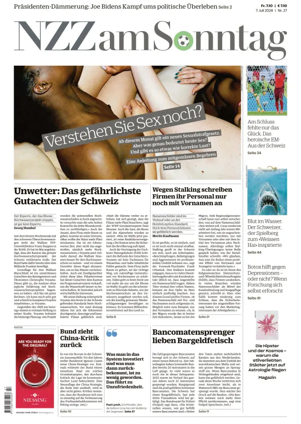 Read full digital edition of Neue Zurcher Zeitung am Sonntag newspaper from Switzerland