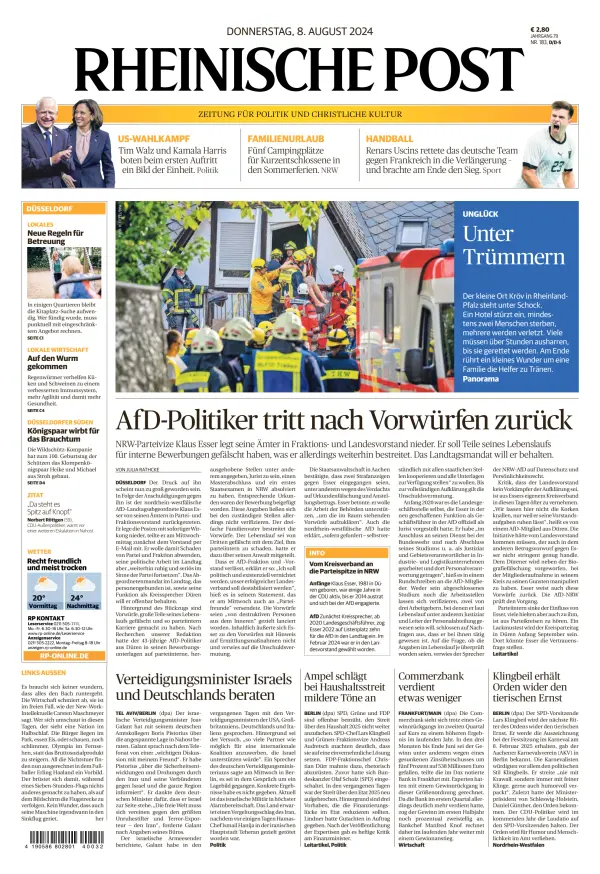 Read full digital edition of Rheinische Post newspaper from Germany