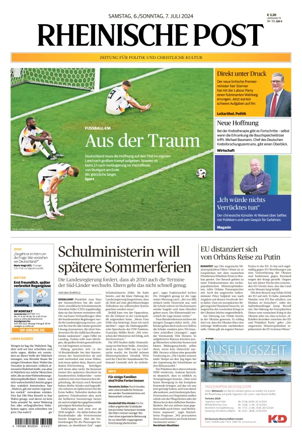 Read full digital edition of Rheinische Post newspaper from Germany
