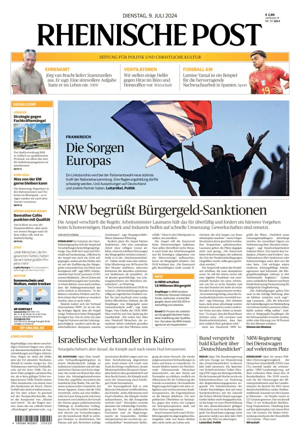 Read full digital edition of Rheinische Post newspaper from Germany