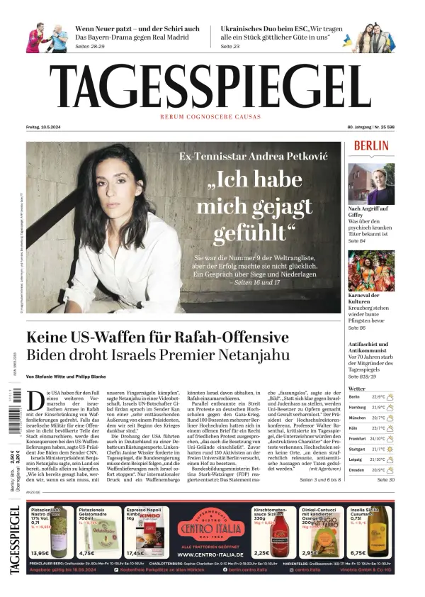Read full digital edition of Der Tagesspiegel newspaper from Germany