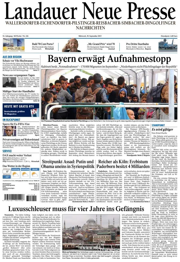 Read full digital edition of Landauer Neue Presse newspaper from Germany